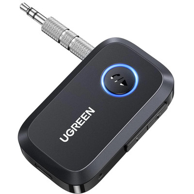 UGREEN Aux Bluetooth Adapter Car Bluetooth 6.0 Receiver Hands-free calling , Ste