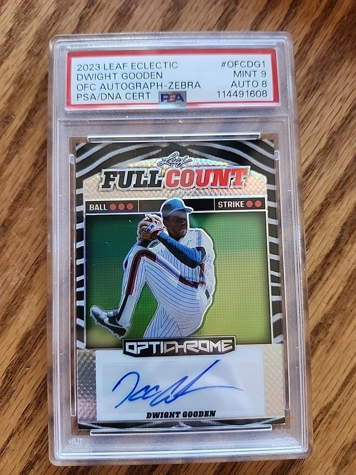 2023 Leaf Eclectic Dwight Gooden PSA 9 Optichrome 3/4 - Image 2 of 3