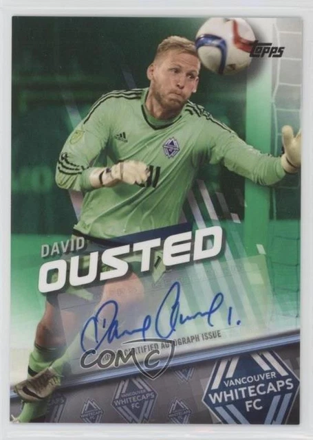2016 Topps MLS grün Autogramm /50 David Ousted #154 Rookie Auto RC