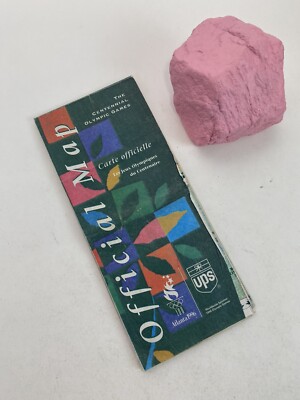 Atlanta 1996 The Centennial Olympic Games Official Map ENGLISH/FRENCH