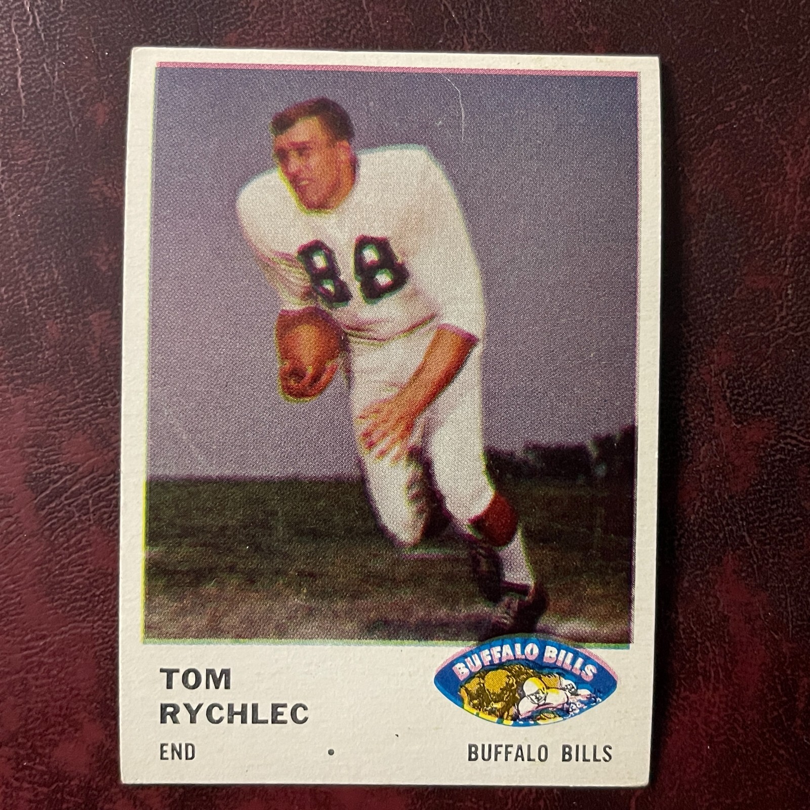 1961 Fleer AFL Set TOM RYCHLEC #137 BUFFALO BILLS - NR-MINT *HIGH GRADE*