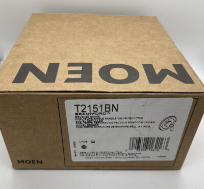 Moen Brantford T2152BN BRUSHED NICKEL Shower Trim Kit *NEW* OpenBox