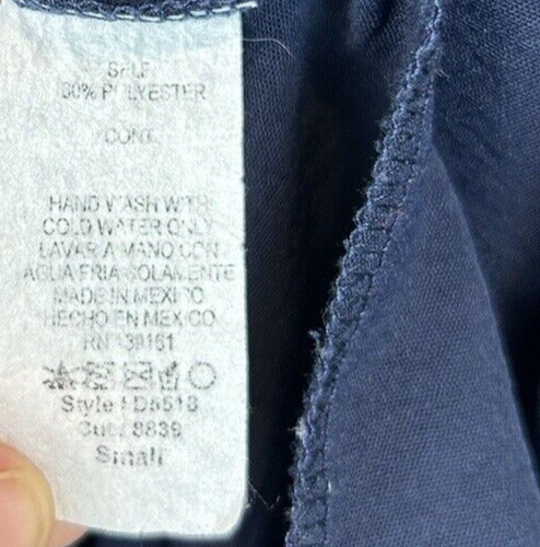 Beeson River Maxi Dress Womans S Solid Navy Blue Peasant Flowy Romantic - Picture 7 of 7