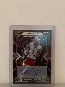 2022 Jahan Dotson Obsidian Rookie Auto 043/199