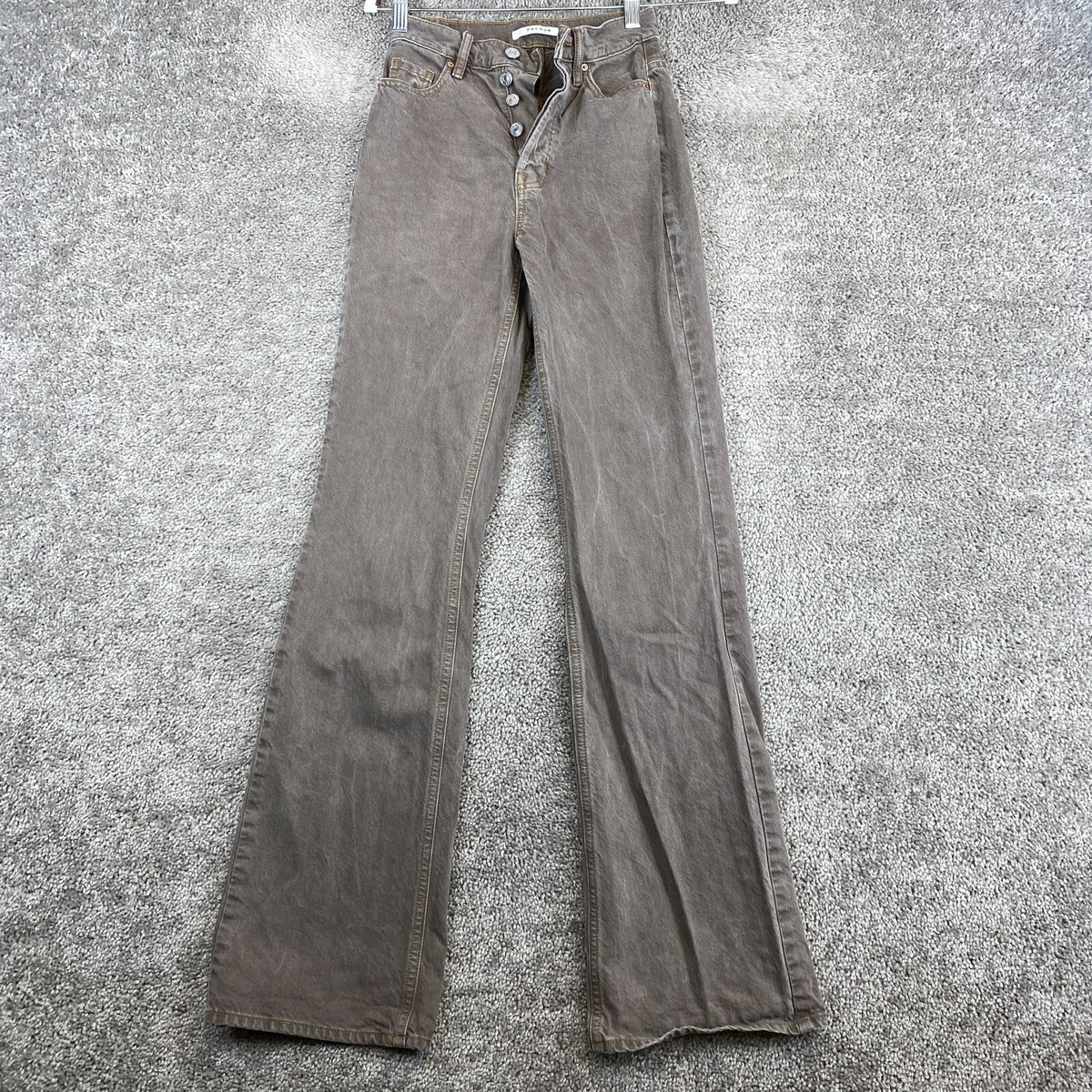 PacSun High Rise Bootcut Jeans Women's Size 22 Brown Button Fly