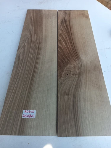 Qty 2 pcs 575x159x12mm Planed English Walnut Hardwood Timber Plank      180605