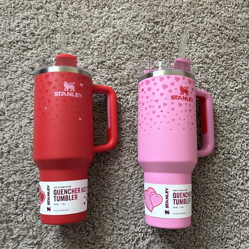 New Stanley Sweet Hearts X Target Exclusive Tumblers Bundle Valentine 40 Oz 2024 - 第 1/6 張圖片