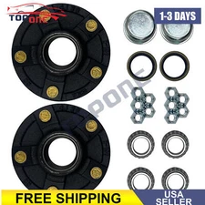 1" Trailer Wheel Idler Hub Kit 5-4.5" Bolt Circle For 2000 lb Axle.