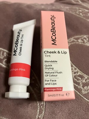 MCoBEAUTY. cheek & lip Tint for face and lips -- Color Flamingo Pink 5 ml