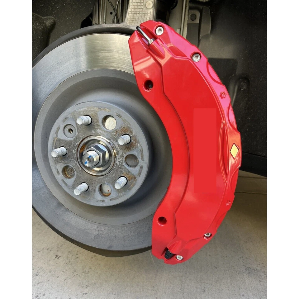 Brake Caliper Covers For Tesla Model S/X 2022-2025 Accessories With Letter Decal - Image 4 of 4