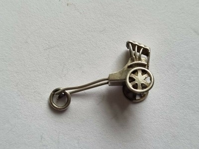 Rickshaw - Vintage Silver Bracelet Charm. | eBay UK