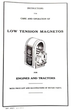 IHC Low Tension Type-R Magnetos Manual & Parts List Farmall McCormick Engines