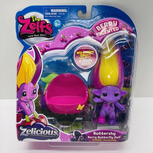 The Zelfs BUTTERSHY Berry Butterfly Zelf Doll 2 1/2" Figura Moose Toys 2013 NUEVO - Imagen 6 de 9