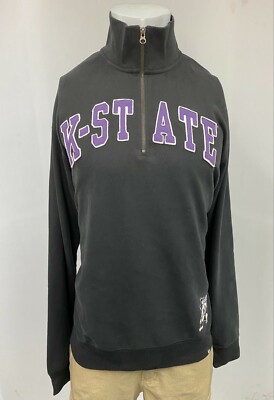 古着　Kansas State Wildcats スウェットシャツ12→10 Women's Lavender Kansas State Wildcats Oversized Cropped