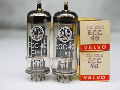 MATCHED PAIR ECC40 AA61 VALVO TUBE NOS NIB OVP Roe-V10 Testet Röhre 2/5
