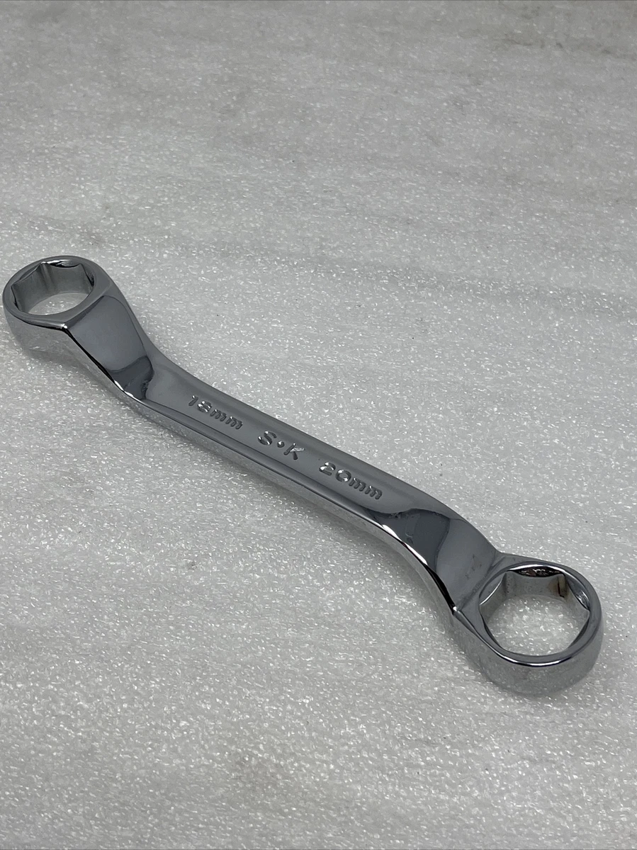 SK Tools 87788 Metric Offset Stubby Box End Wrench 6 Point 18mm x 20mm New USA