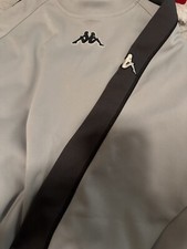 Kappa Tracksuit Large Gray Black Size 2XL Used Couple Of Times RARE