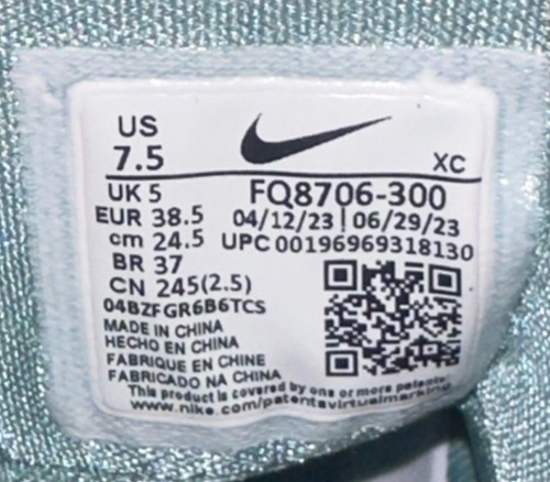 NIKE Air Zoom GT Cut 2 Jade Ice Black Ivory Mineral Basketball Shoes Womens 7.5 - Picture 8 of 8