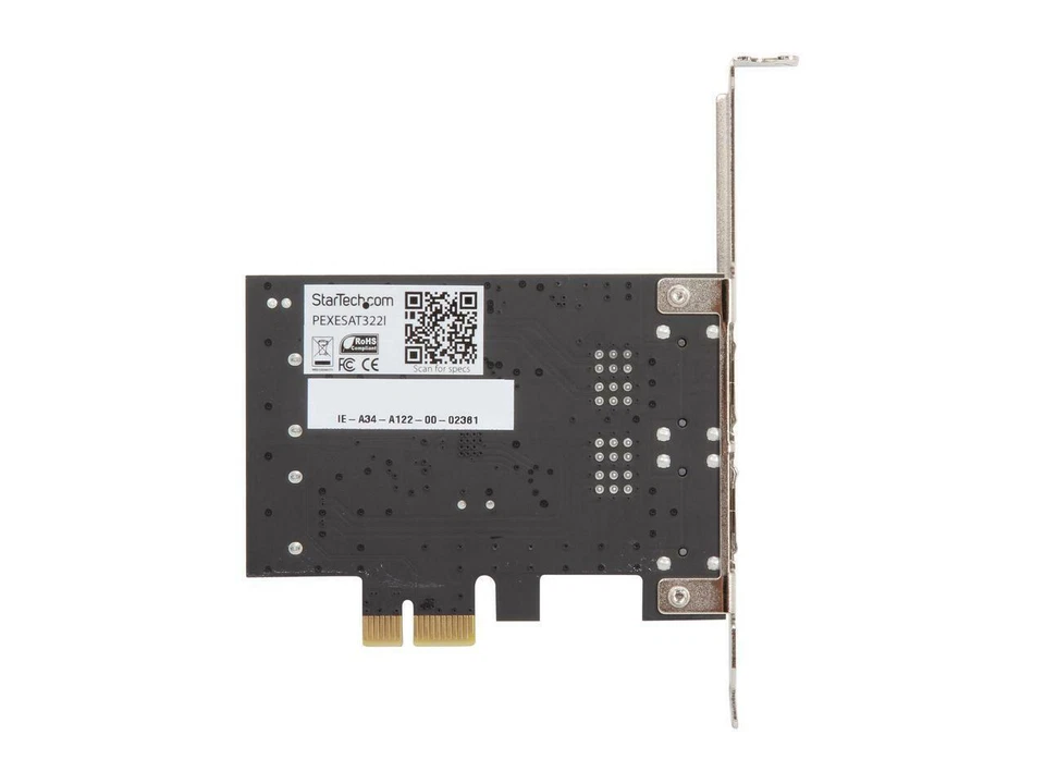 StarTech.com PEXESAT322I PCI-Express x1 Low Profile Ready SATA III (6.0Gb/s) 2 I - Image 4 of 4