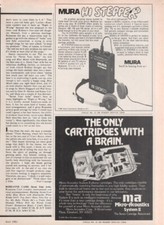 Micro-Acoustics - System II Phono Cartridge - Original Magazine Ad - 1981