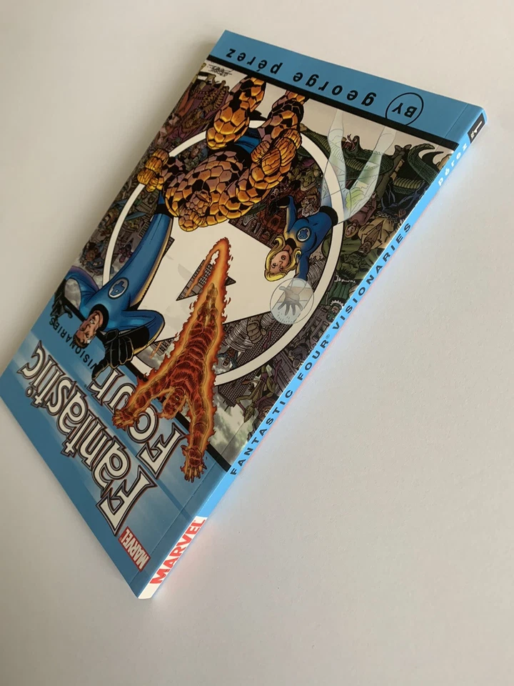 Fantastic Four Visionaries Vol1 George Perez Graphic Novel TPB Signed Roy Thomas - Image 4 of 4