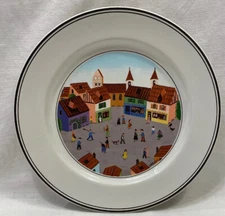 Villeroy & Boch DESIGN NAIF Old Village Square 8-3/4” Salad Plate