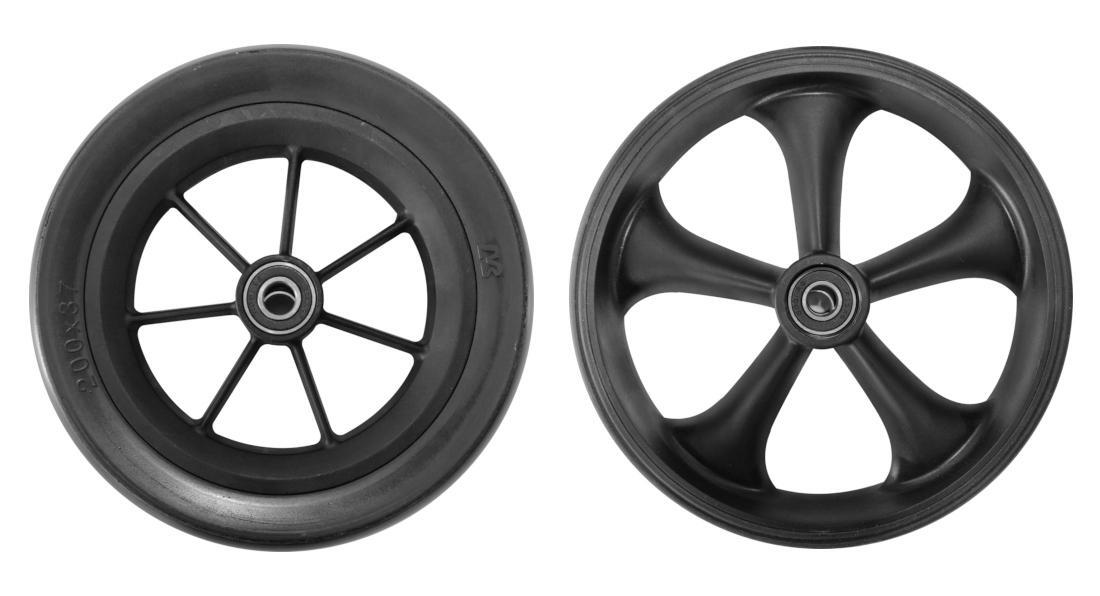 Ersatzrad für Rollatoren Mobilex Rad Rollatorrad Vorderrad Hinterrad Softrad