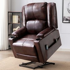 Comhoma Power Lift Recliner Chairs for Elderly Big Heated Massage Recliner Sofa