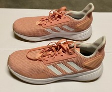Adidas Womens Pink Duramo 9 Low Top Lace Up Running Sneaker Size US 7