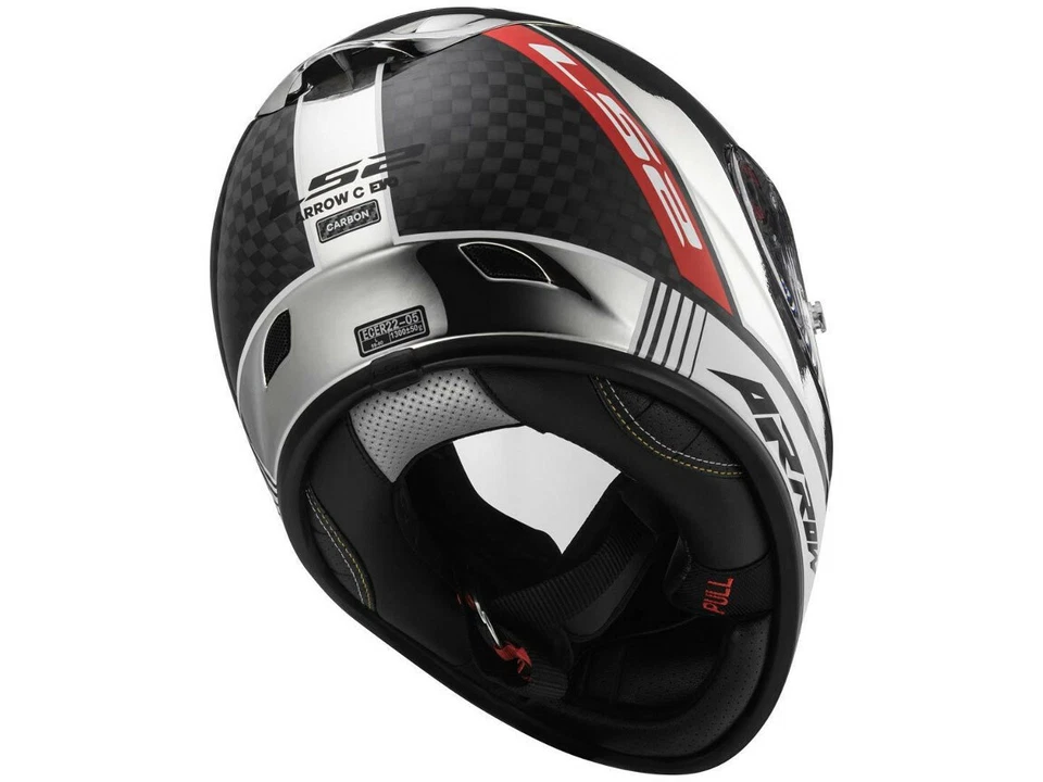 LS2 Integralhelm FF323 Arrow C Evo Fury Carbon | Chrome Carbon | Motorradhelm... - Bild 4 von 4