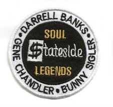NORTHERN SOUL : STATESIDE LEGENDS RECORD LABEL  : Embroidered Iron Sew On Patch 