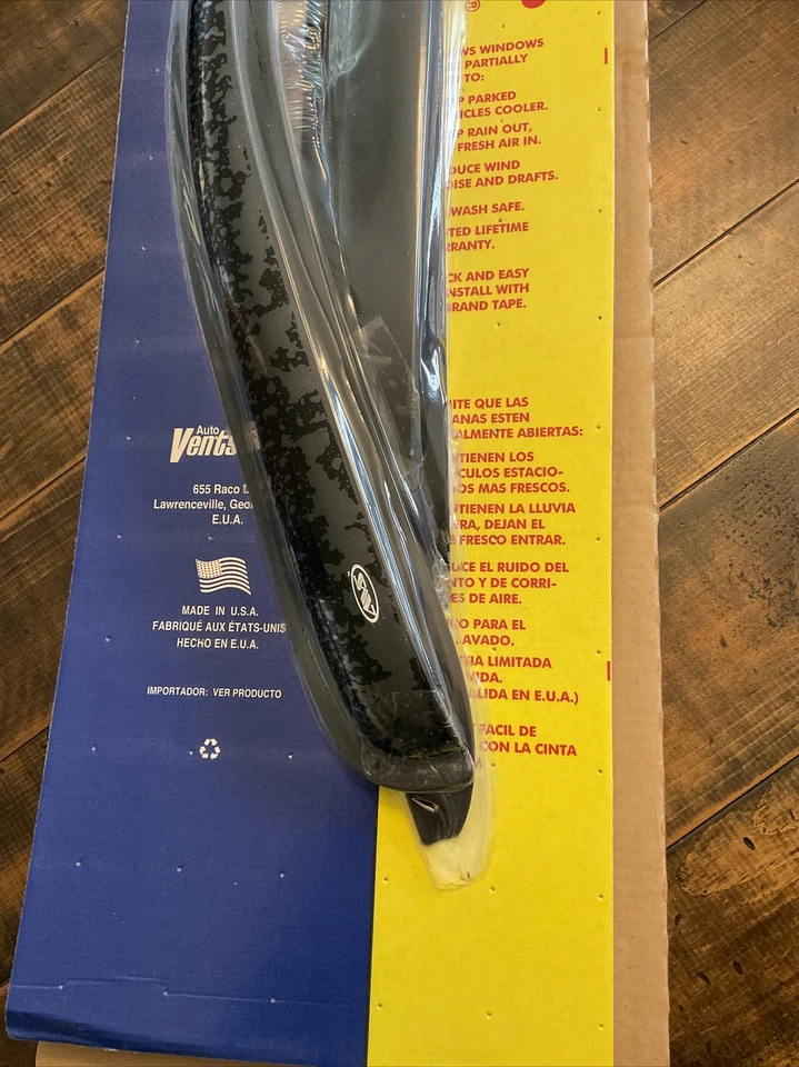 Protectores de lluvia 4 piezas ventana ventilación visera pantalla para Dodge Dakota cabina y media 2000 NOS negro Foto 4 de 4