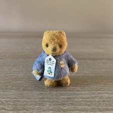 Paddington Bear Mini Flocked Doll 2.5" Eden Toy Hong Kong