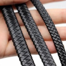 Cord Round Genuine Leather Thong String Rope Braided For Jewelry Making Findings