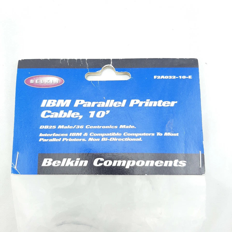 Belkin IBM Printer Cable 10' Parallel DB25Male/36 Centronics Male - Image 3 of 4