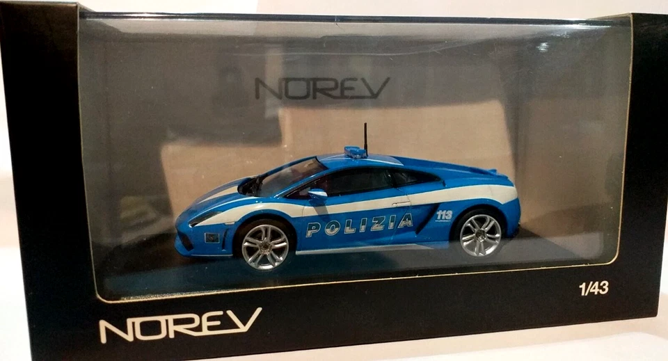 LAMBORGHINI GALLARDO LP560-4 POLIZIA NOREV 760028 1/43 - Immagine 2 di 4