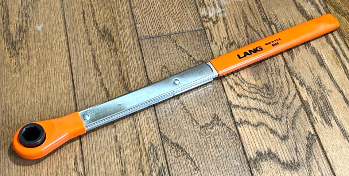 🇺🇸 Lang Tools 15" EXTRA LONG 9/16" Truck Slack Adjuster Ratcheting Wrench