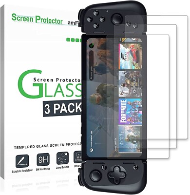 (3 pack) amFilm for Razer Edge Tempered Glass Screen Protector 6.8'' 2023