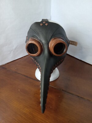 Plague Doctor Bird Mask Long Nose Beak Cosplay Steampunk Halloween ...