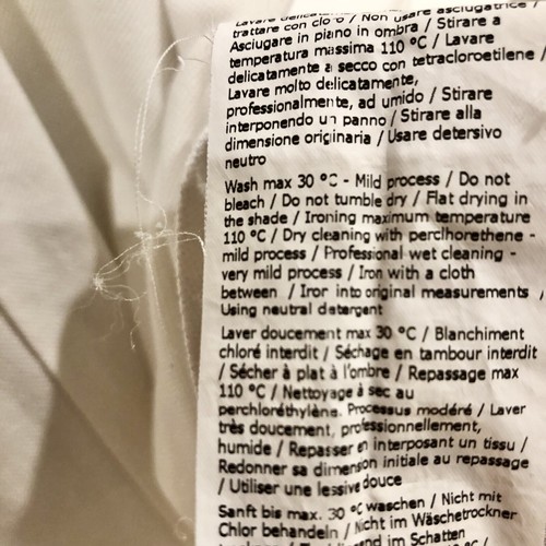 Max Mara Studio Cotton White Button Down Long Sleeve Polo Shirt, Size L - Picture 6 of 8