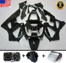 Glossy Black Fairing Kit For Honda CBR929RR 2000 2001 ABS Injection Body + Bolts