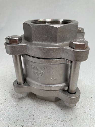 IFC Series SC In-line Silent Check Valve Full Stainless Steel 2" NPT 600-psi - Picture 3 of 12