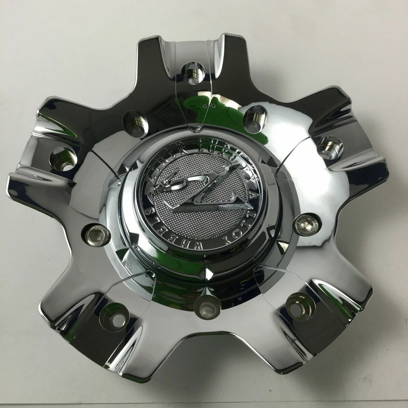 Zinik Z27 Sofin Wheel Center Hub Cap Chrome Z27 CAP M346 6" Diameter