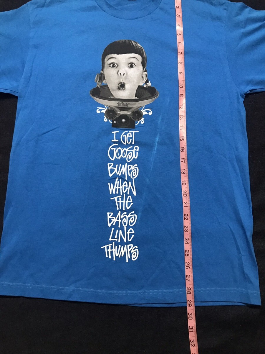 VINTAGE 90's STUSSY Goose Bumps Rave Hip Hop Skate Dead VINTAGE 90's STUSSY Goose Bumps Rave Hip Hop Skate Dead