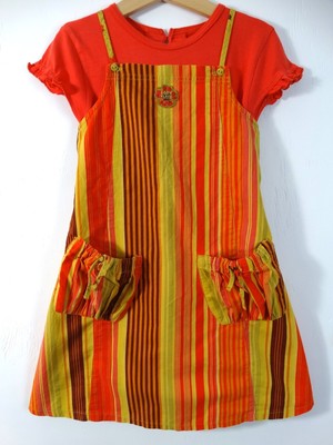 designer pinafore dress