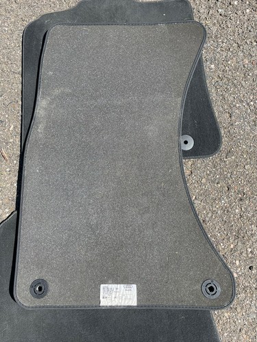 2009-2017 AUDI Q5 FRONT REAR LEFT RIGHT LOWER FLOOR MAT CARPET & RUBBER SET OEM - Picture 7 of 14