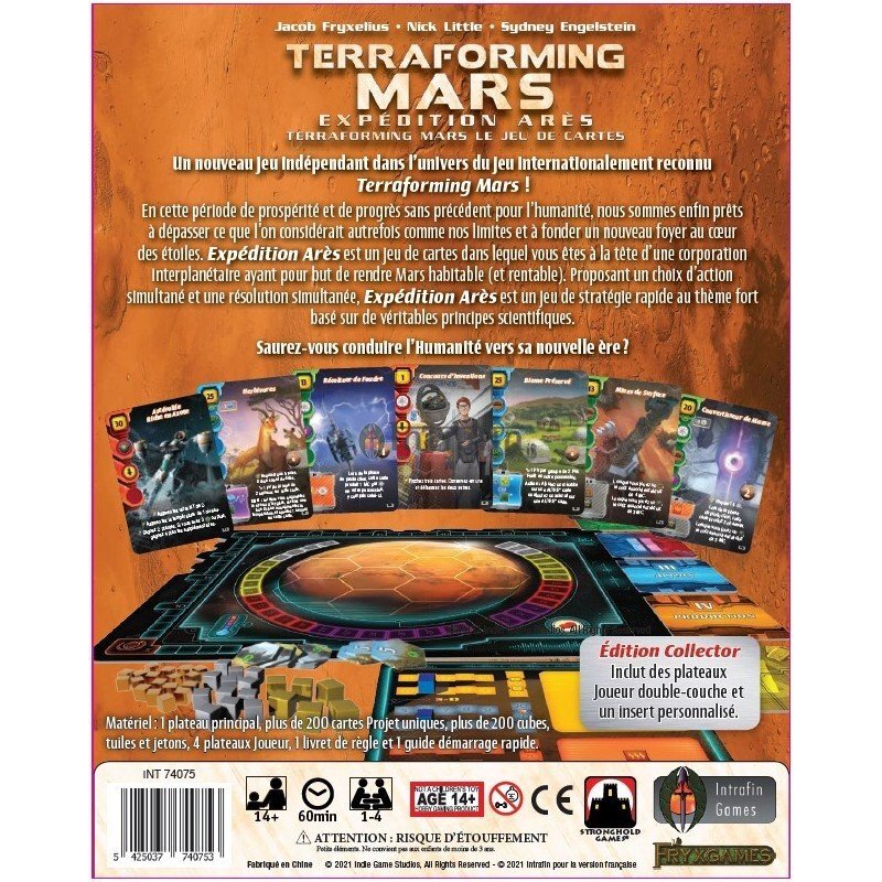 Intrafin – Terraforming Mars : Le Jeu De Dés – Version Française, 60 Dés Et 159 Cartes