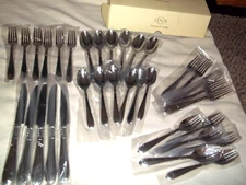 Lenox Flatware Set New In Box 34 pieces Stainless steel extra serving pieces