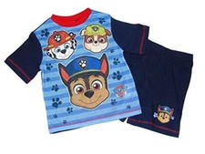 Paw Patrol Boy's Chase, Rubble Marshall Pajama Shorts Set