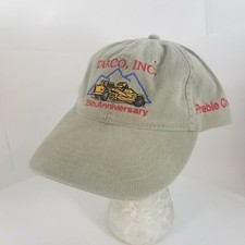 Vintage Tarco Inc Construction Equipment Adjustable Hat Cap Preble Creek